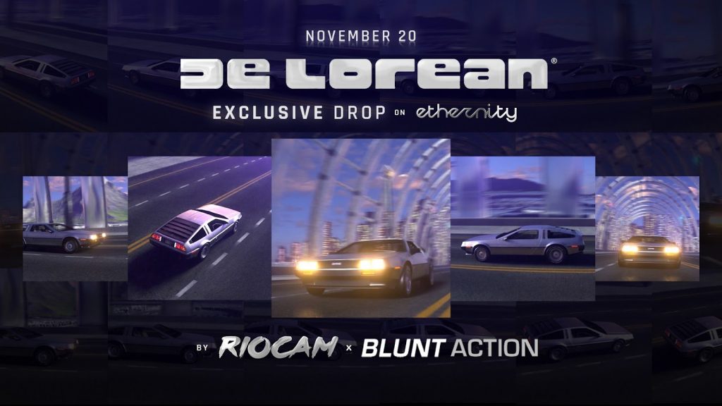 DeLorean partners with Ethernity to Release an NFT Collection with Metaverse-Enabled Unlockables