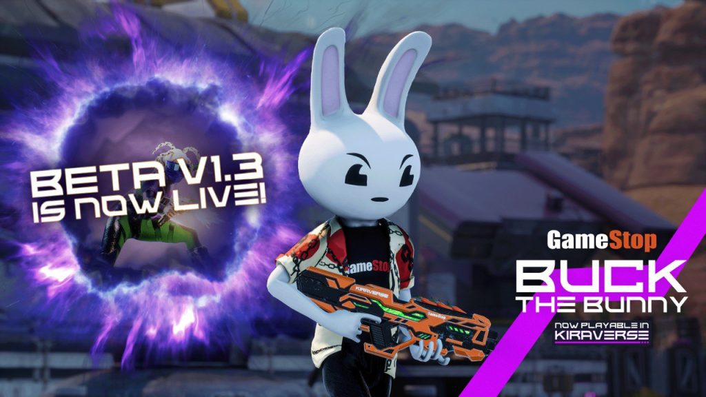 Kiraverse and GameStop Collaborate to Bring Back Fan-Favorite Character Buck the Bunny as an Exclusive Playable Character in Kiraverse’s Open Beta