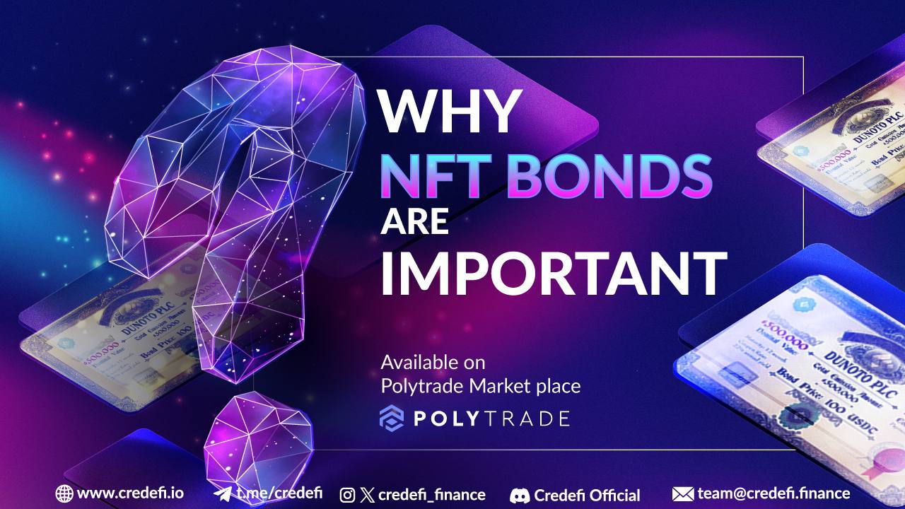 Credefi NFT Bonds Now Available on Polytrade Marketplace Offering Fixed Yield Backed by Real-World Collateral